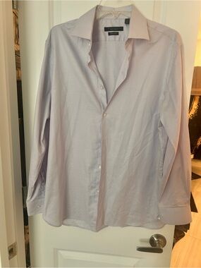 John Varvatos USA Men's Light Lavender Dress Shirt 16/32-33 R